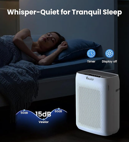VEWIOR Air Purifiers for Home Large Room Up to 3000Sq.ft, H13 HEPA Air Cleaner - Image 6