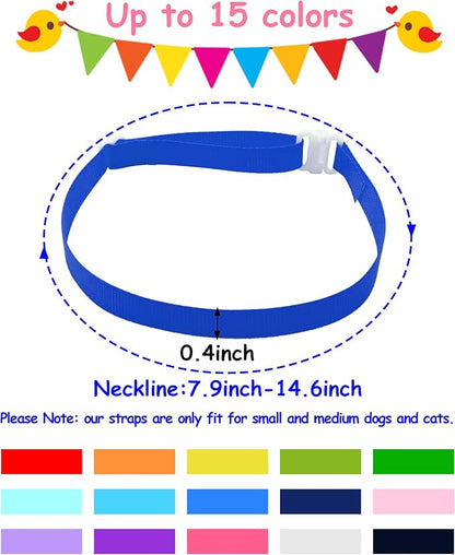 PET SHOW 150 Pack Dog Bow Tie Straps DIY Extension Strap - Image 3
