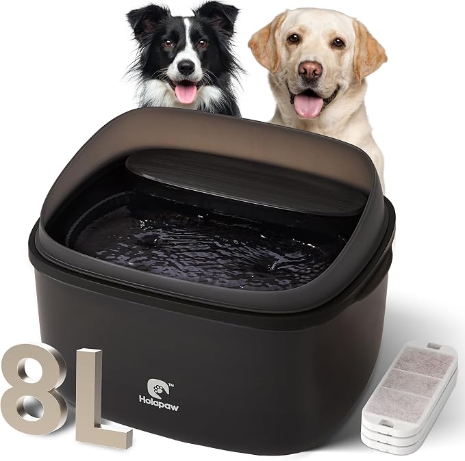 Dog Water Fountain for Large Dogs, 2.1Gal/8L Dog Water Bowl Dispenser, No Spill by Unknown
