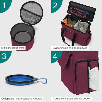 Airline Approved Pet Travel Bag, Weekend Travel Set - Image 3