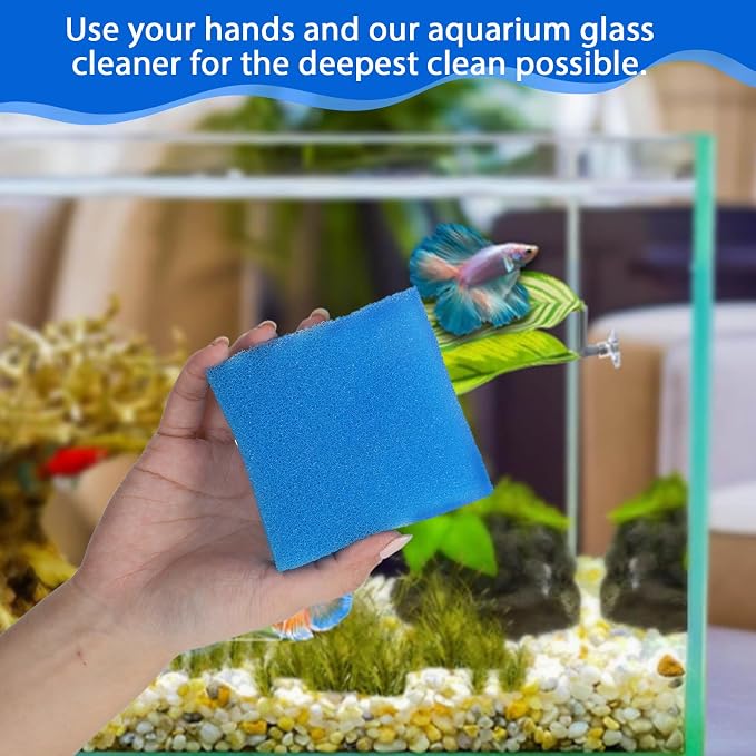 6 Pack Aquarium Sponge Fish Tank Scrubber - Image 7