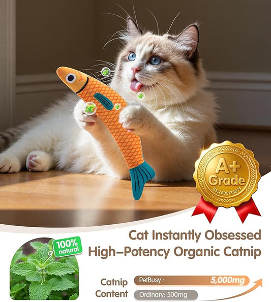 PetBusy Cat Toys with Interactive Soft Chew Kicker Cat Toys - Image 2
