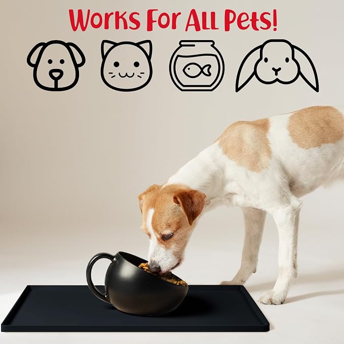 DogBuddy Dog Food Mat Waterproof Silicone Pet Feeding Mat - Image 4