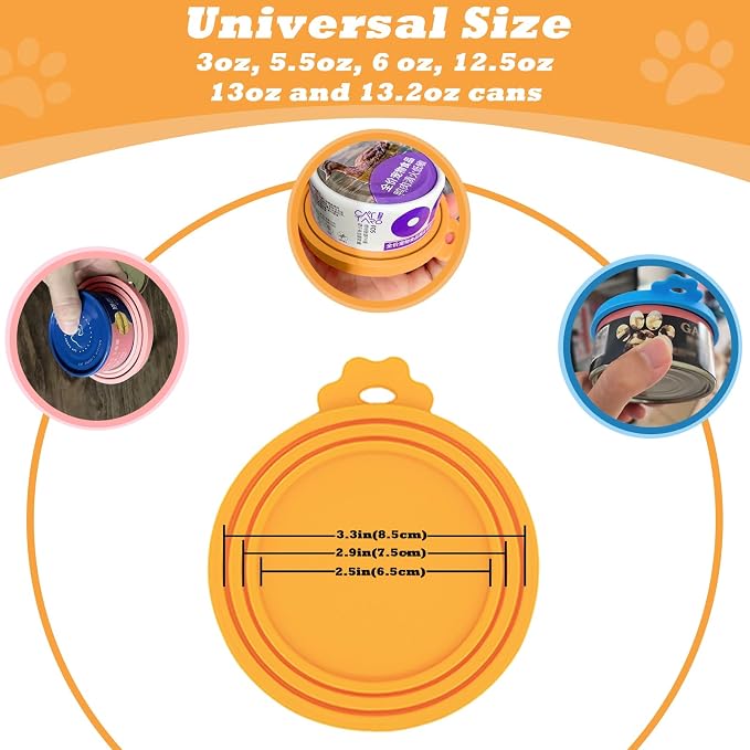 Cat Treat Spoon & 3 Pcs Can Lids | Cat Strip Feeder Squeeze - Image 6