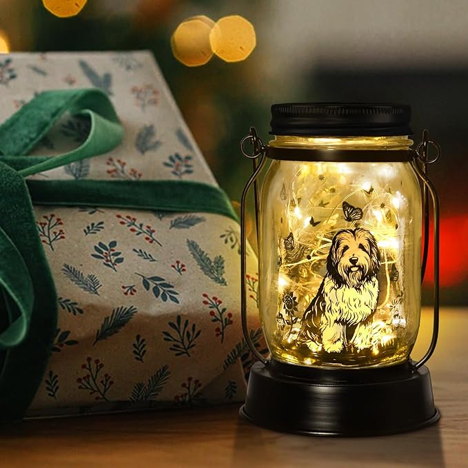Polish Lowland Sheepdog Gifts for Women/Men, Pet Solar Lanterns Polish Lowland - Image 5