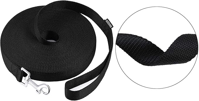 AMAGOOD Dog Leashes Heavy Duty 15ft 20ft 30ft 50ft 100ft Long Leashes-for - Image 3