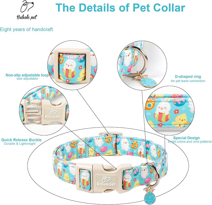 Easter Dog Collar for Puppy Small Dogs - Image 3