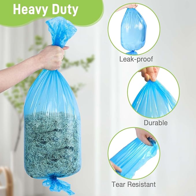 12 Pack Cat Litter Refill Bags, 100% Odor Lock Litter Refills Compatible - Image 4