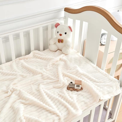 Soft Fleece Baby Blanket Ultra Cozy Baby Blankets - Image 2