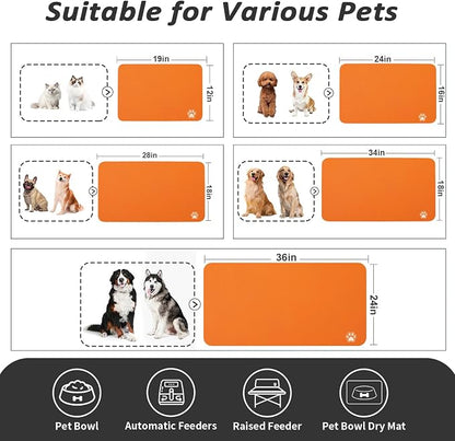 Dog Food Mat - Absorbent Cat Mat - Image 4