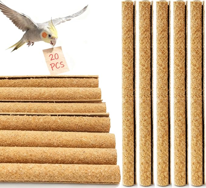 20-Pack Sanded Perch Covers for Parakeets by Unknown