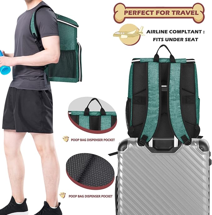 BAGLHER丨Dog Travel Bag Backpack, Airline Approved Pet Supplies Backpack - Image 5