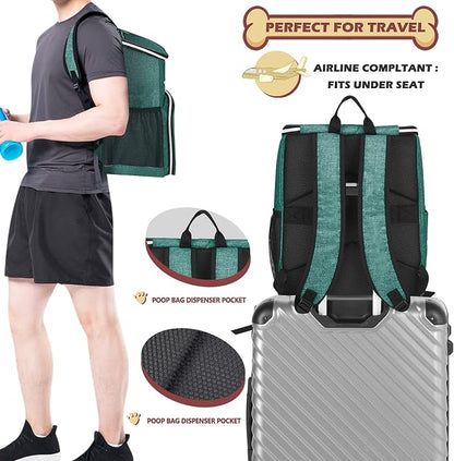 BAGLHER丨Dog Travel Bag Backpack, Airline Approved Pet Supplies Backpack - Image 5