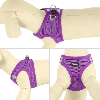 YIMEIS Dog Harness and Leash Set, No Pull Soft Mesh Pet Harness, Reflective - Image 3