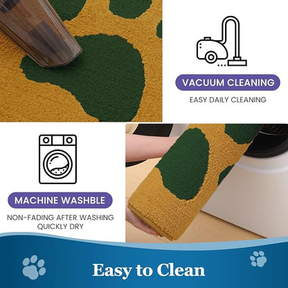 Buganda Dog Door Mat for Muddy Paws, Absorbent Dirt Trapper Washable Indoor - Image 7