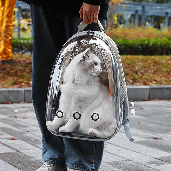 Cat Backpack Carrier, Back Expandable Pet Backpack - Image 9