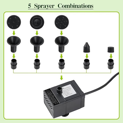 Solar Water Fountain for Bird Bath Solar Water Pump - Image 3