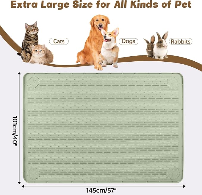 Cat Food Mat, Floor Protection - Image 2