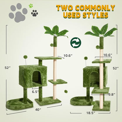 52in Multi-Level Cat Tower - Image 5