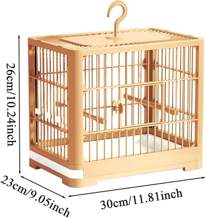 2025 New Carry Cage for Parakeet Portable 30x23x26cm Bird Travel Carrier Cage - Image 5