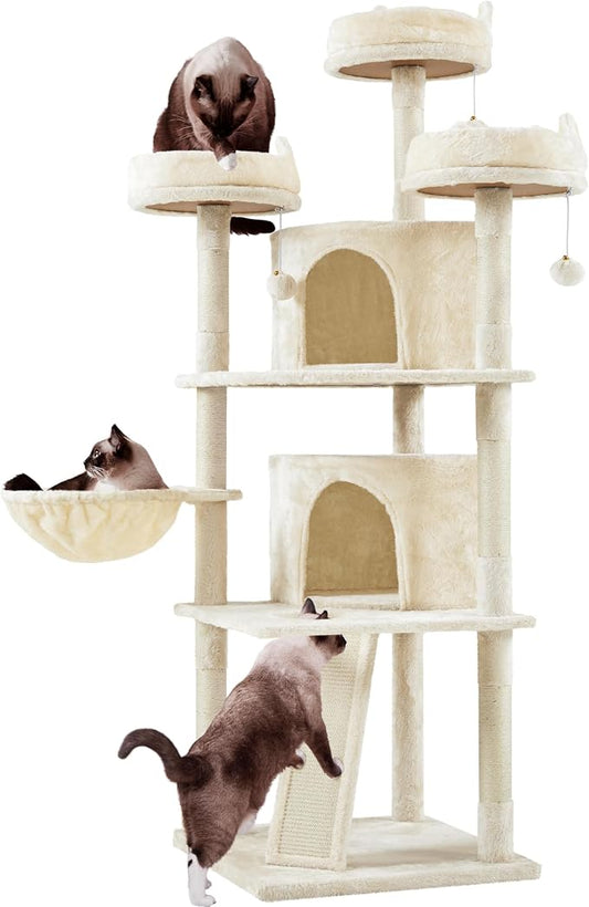 Yaheetech 68.5in Cat Tree Multi-Level Cat Tower by Yaheetech