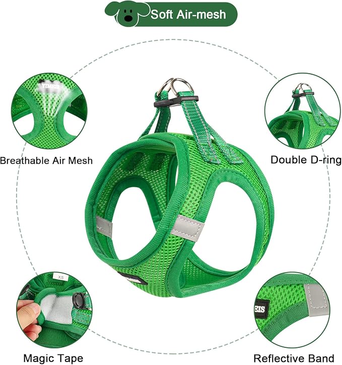 YIMEIS Dog Harness and Leash Set, No Pull Soft Mesh Pet Harness, Reflective - Image 4