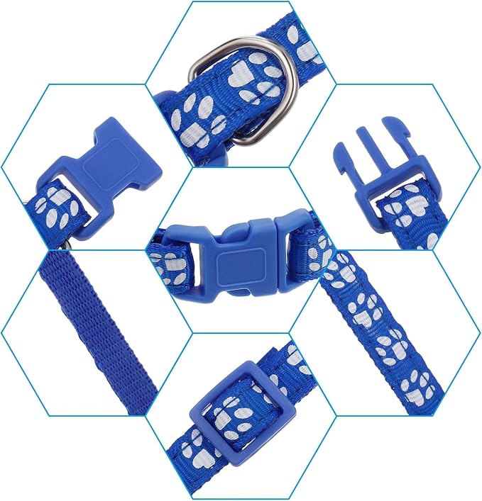 12 Pack Puppy Collars for Litter, Adjustable Puppy ID Collars Soft Nylon - Image 4