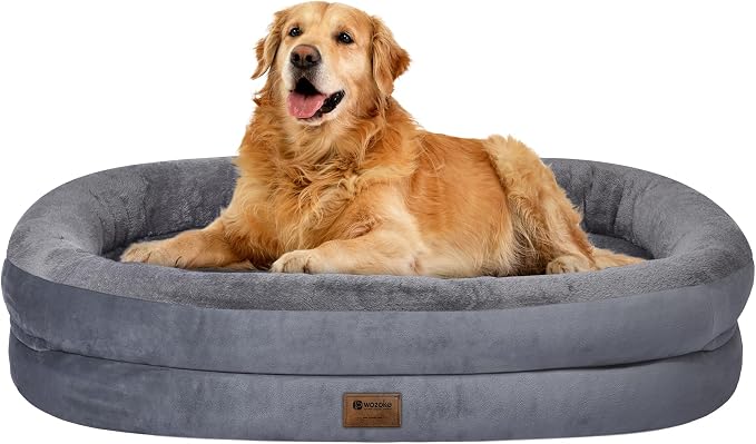 Orthopedic Washable Large Dog Bed: Waterproof Pet Bed by Wozoke