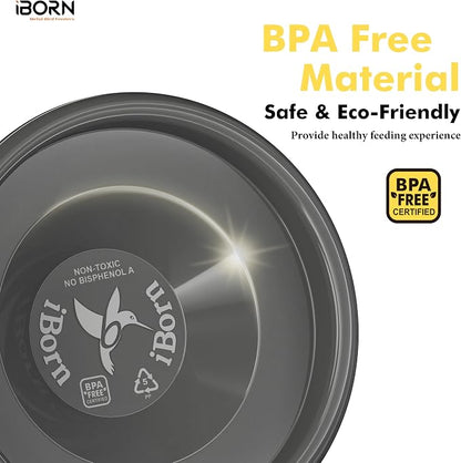 iBorn Bird Bath, Deck Mounted Bird Baths 12inch, Birdbath - Image 5