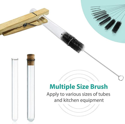 CiaraQ Bottle Cleaning Brushes, 8 Inch Nylon Tube Brush Set, Cleaner - Image 5