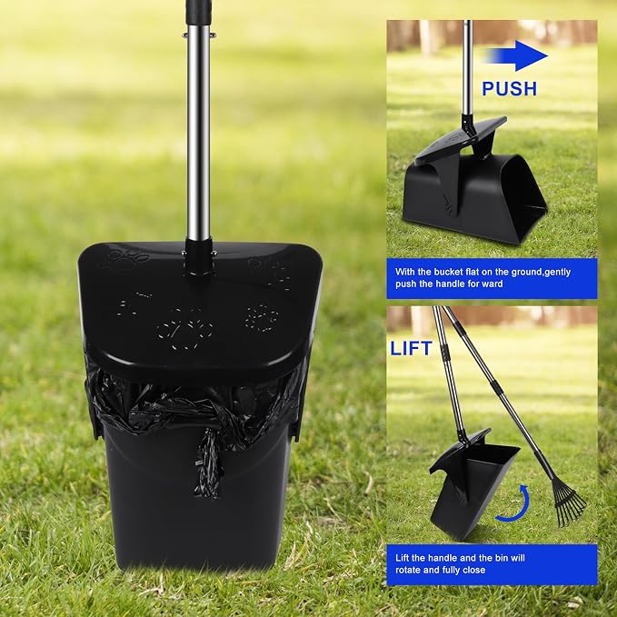 39.8'' Long Handle Dog Pooper Scooper - Image 3