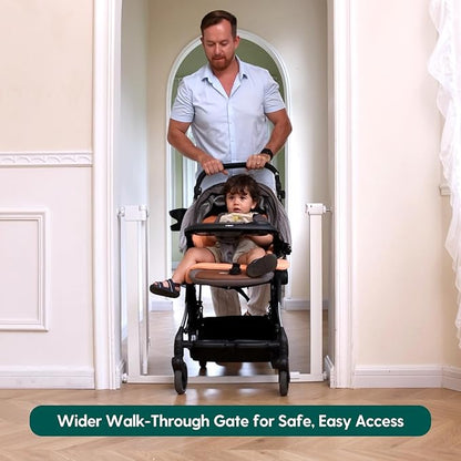 BABELIO Baby Gate for Doorways and Stairs, 36-41" Pet Gate - Image 2