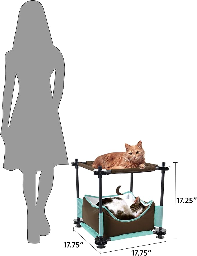 Kitty City Claw Indoor and Outdoor Mega Kit Cat Furniture, Cat Sleeper - Image 3