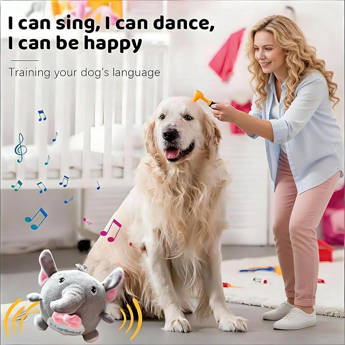 Interactive Dog Toys, Active Moving Pet Plush Toy - Image 2
