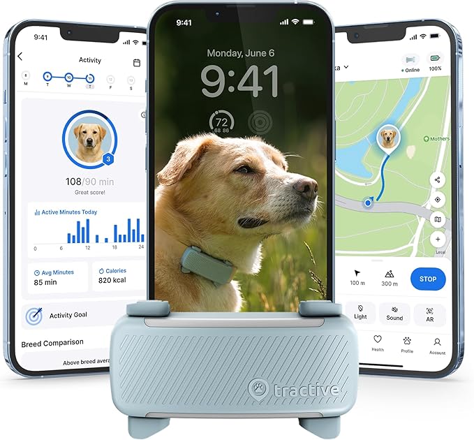 Tractive Smart Dog GPS Tracker | Live Pet Tracker by Tractive