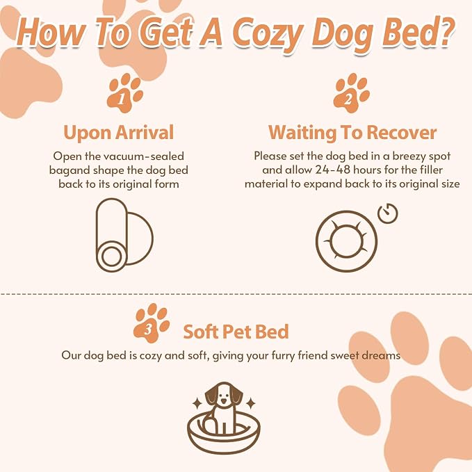 JOLLYVOGUE Calming Small Dog & Cat Bed - Image 8