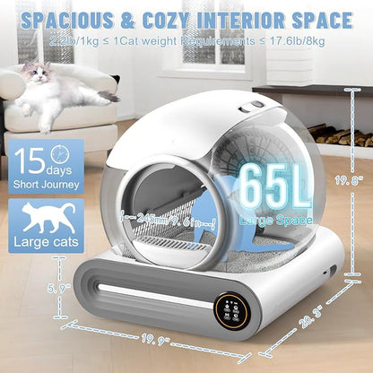 SUW Self Cleaning Litter Box, Automatic Cat Litter Box - Image 2