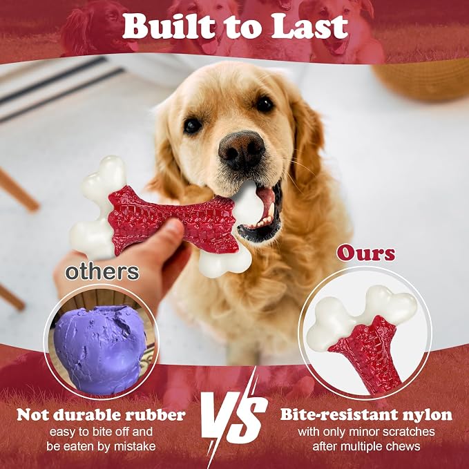 Tough Dog Toys, Dog Toys for Aggressive Chewers Large Breed, Aggressive Chew - Image 2