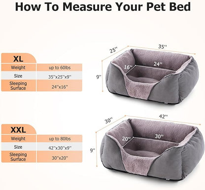 MIXJOY Dog Beds for Large Dogs, Big Pet Bed Large Size Dog Washable, Orthopedic - Image 6