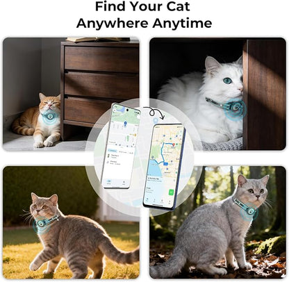 GPS Cat Tracker Collar, Smart Pet Activity Tracker, No Monthly Fee, Work - Image 7