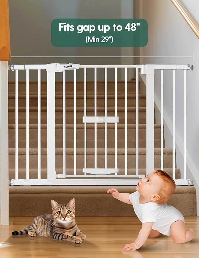 BABELIO 29-48" Extra Wide Baby Gate - Image 2