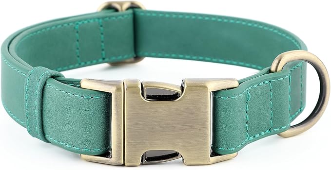 Plutus Pet Genuine Leather Dog Collar – Adjustable Pet Collar by PLUTUSPET