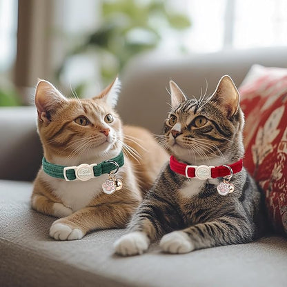 2 Pack Corduroy Cat Collars - Image 2