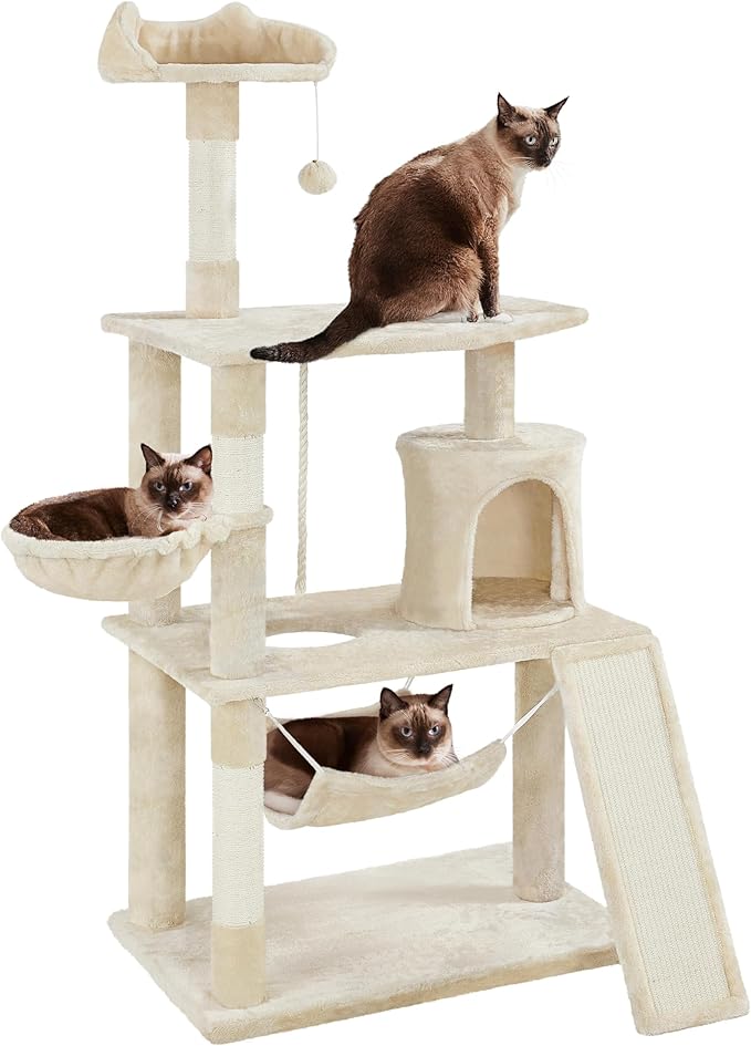 Yaheetech 63.5in Extra Large Cat Tree Condo - Image 2