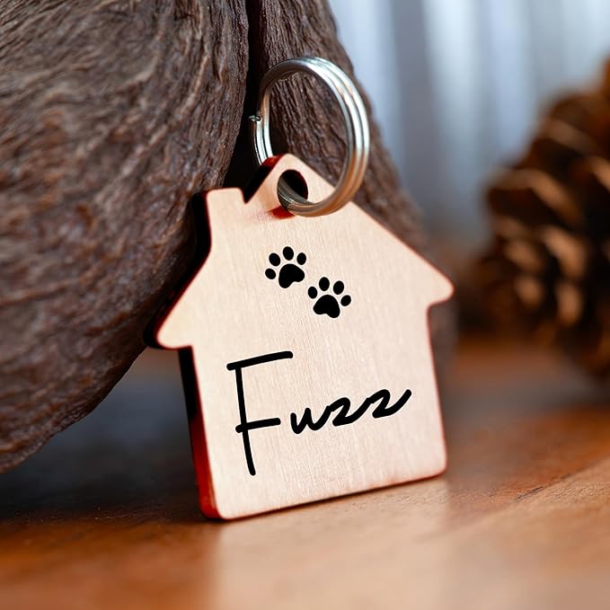 Ultra Joys Cat ID Tag Personalized Pet Tags, Durable Stainless Steel Small Pet - Image 2