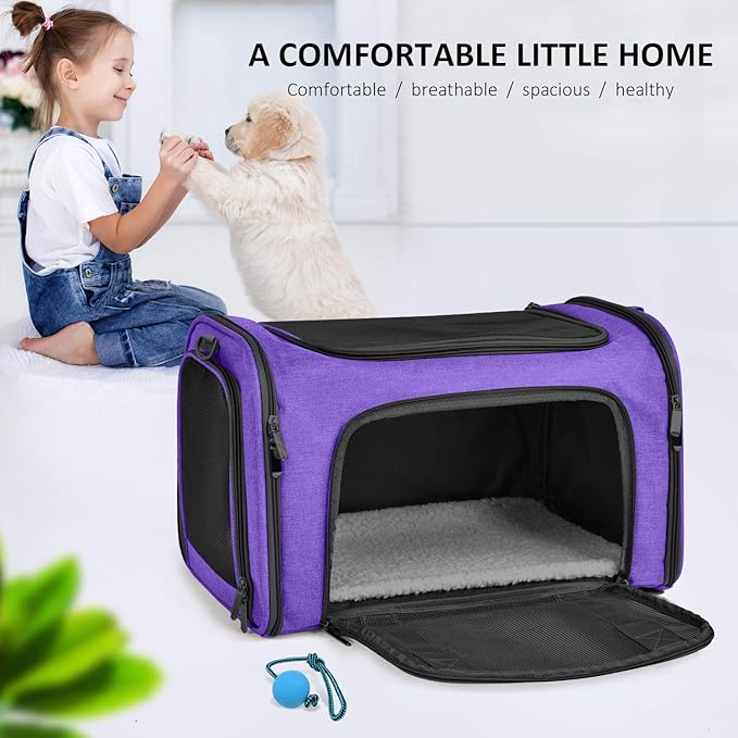 Henkelion Large Cat Carriers Dog Carrier Pet Carrier - Image 7