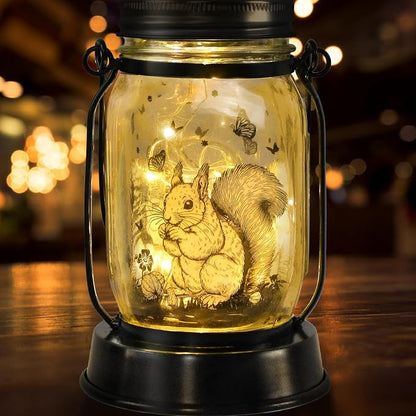 kyoryuger Squirrel Gifts for Women/Men Squirrel Solar Lanterns Mom Birthday - Image 8