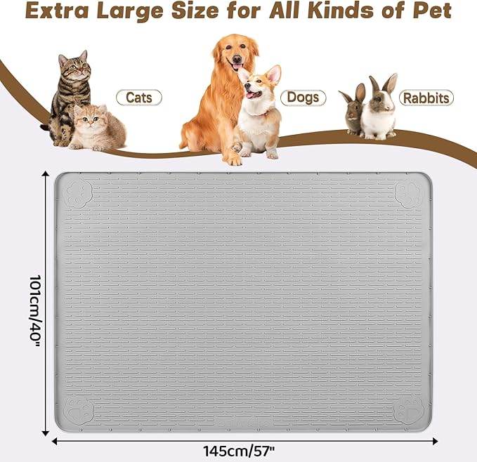 Cat Food Mat, Floor Protection - Image 2