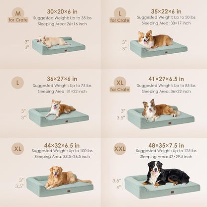EHEYCIGA Extra Large Dog Bed Othorpedic, Memory Foam XL Dog Bed - Image 2