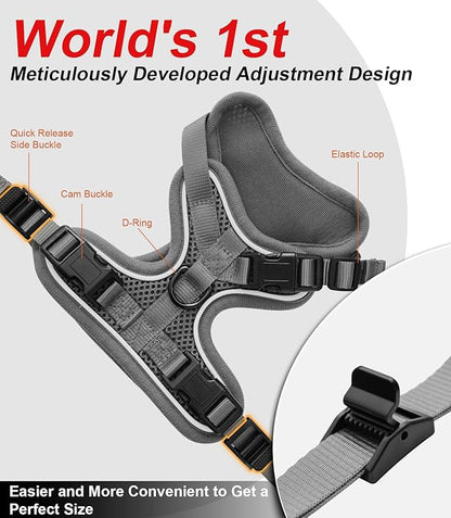 Cat Harness and Leash for Walking Escape Proof Soft Adjustable Cat Leash - Image 5